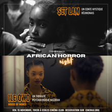 Charger l&#39;image dans la galerie, &quot;AFRICAN HORROR NIGHT&quot; - Mer. 15/11 [Nouvelle date]